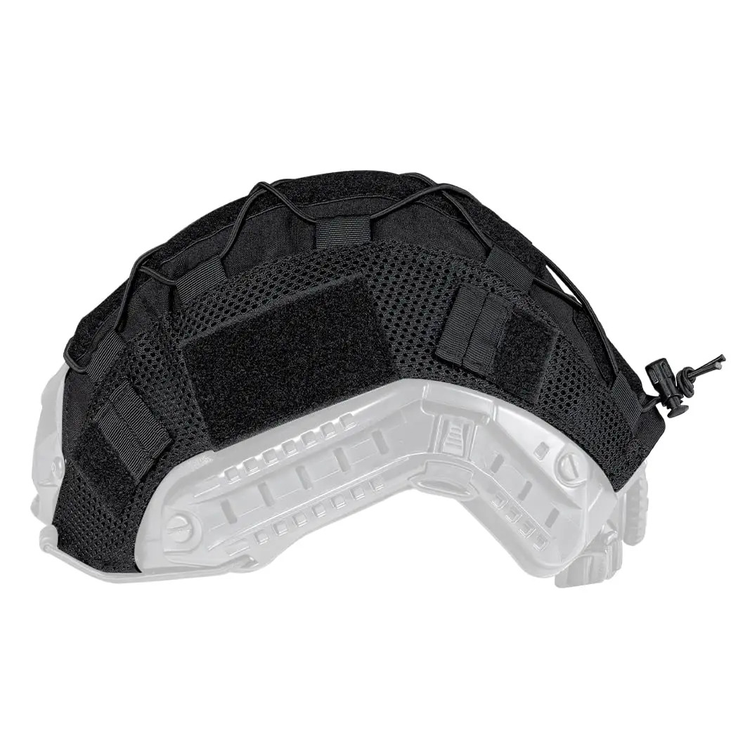 Tactical Helmet Cover - CP Camouflage, 1000D Nylon, Military Hunting Accessories with Elastic Rope (Helmet Not Included)