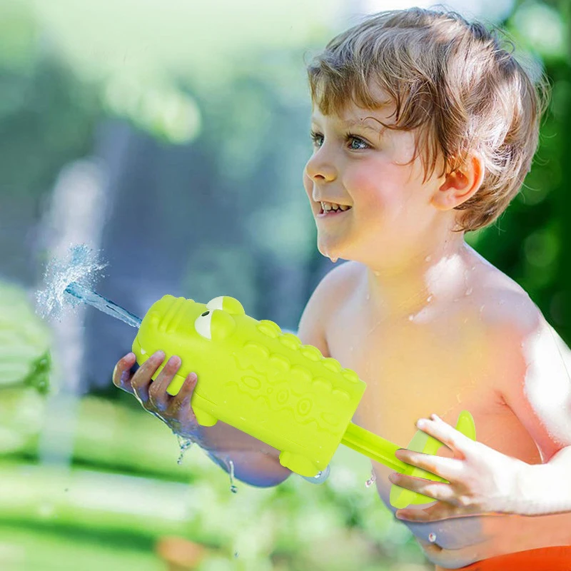 Basen dla dzieci letnie zabawki krokodyl Shark pistolet na wodę zabawki kąpielowe Wasser Spielzeug Juguete Agua Brinquedos De Piscina водяной пистолет