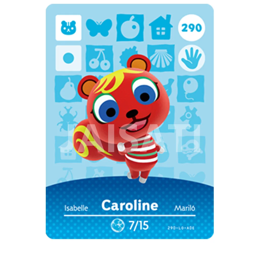 Carte de verrouillage Animal Crossing pour ACNH New Horizons, étiquette NDavid Rfid, carte de cuir chevelu Amxxbo, commutateur NS, Wprospects U