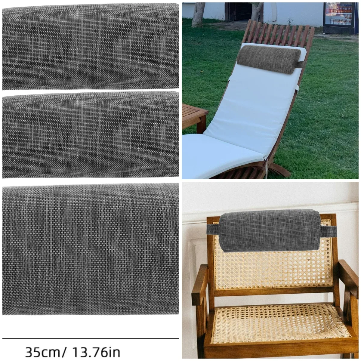 

2 шт. съемные подушки для стула с регулируемым подголовником для улицы, офиса, путешествий