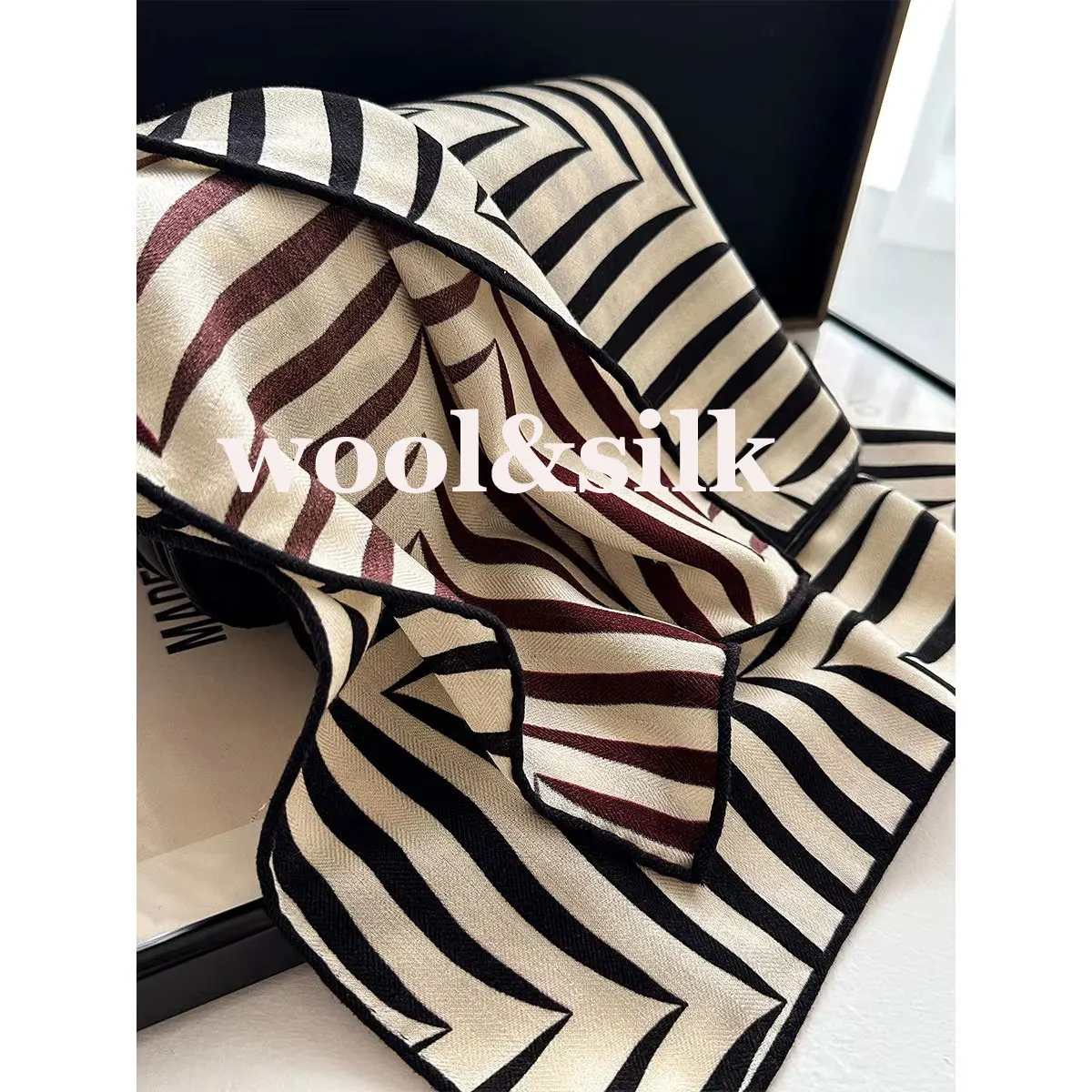 

Модный шарф из 82% шерсти 18%, натуральный шелковый шарф для женщин, шали, платки, шарфы высокого качества, пашмина, женский хиджаб, бандана, пончо