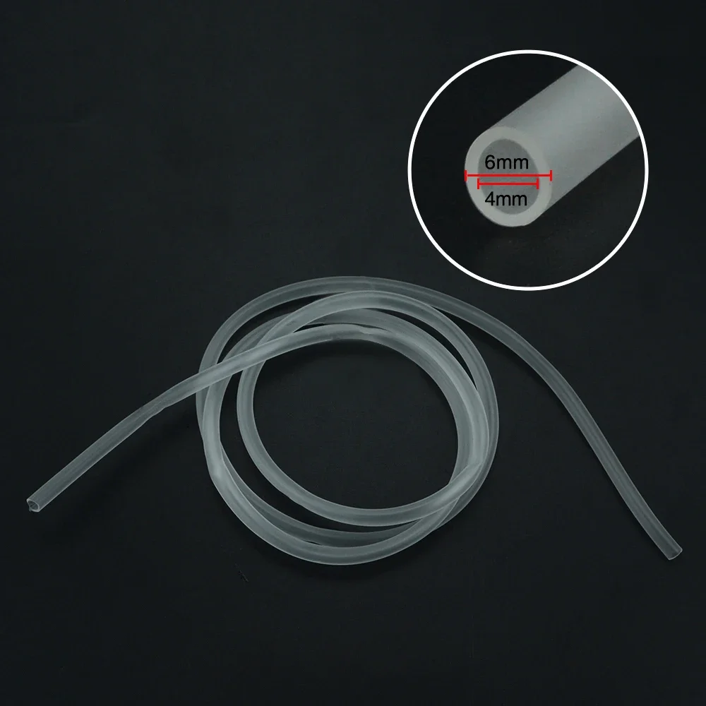 1M 3M 4*6mm Soft Silicone Oxygen Pump Hose for Air Bubble Stone Professional Aquarium FishTank Pond Pump Hot Sale 4-6mm