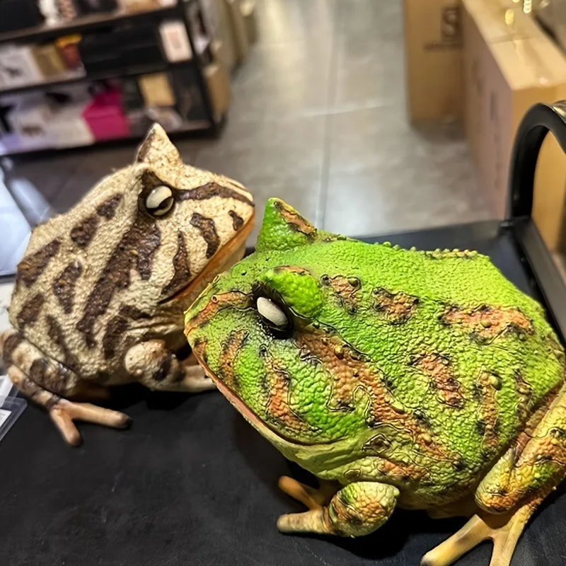 1Pcs Simulation Resin Frog Statue, Outdoor Courtyard Art Decoration, Home Desktop Lobby Decoration