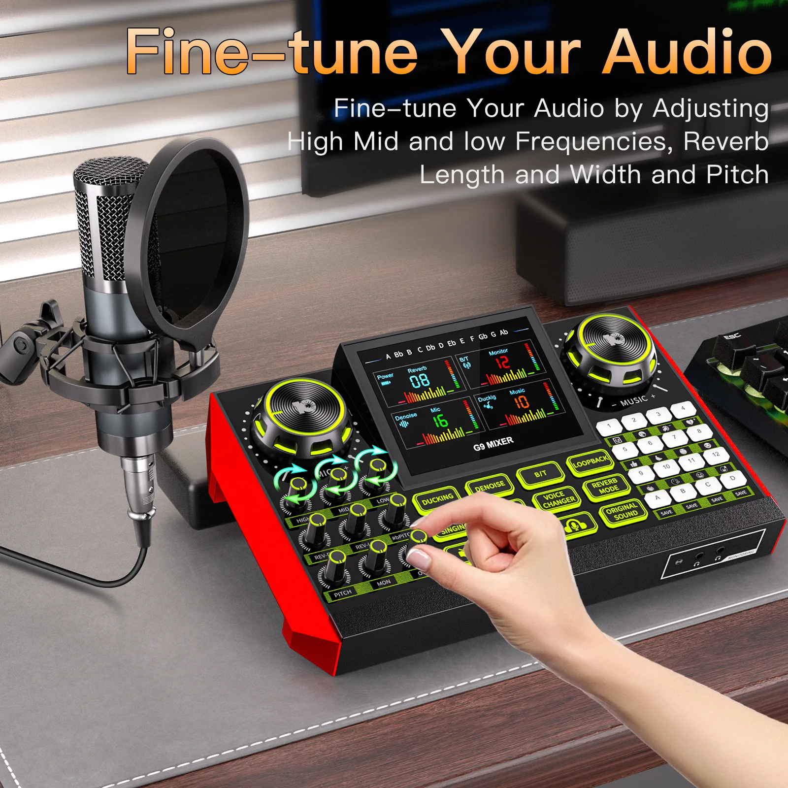 Tenlamp Podcast Equipment with - Pc Gaming Youtubers review and price