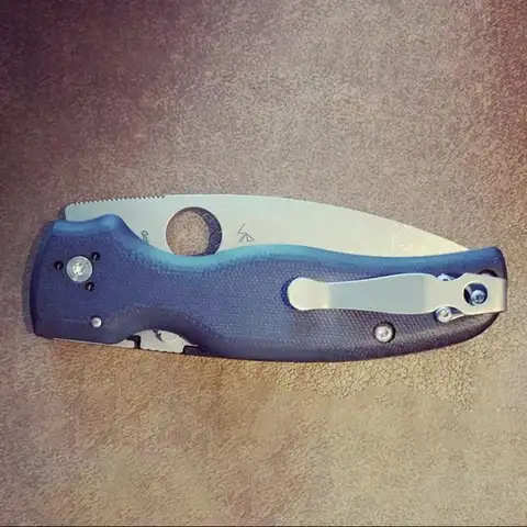 6 Colors Knife Deep Carry Titanium Pocket Clip For Genuine Spyderco C229 Shaman Knives Back Clamp Replace Accessory Part