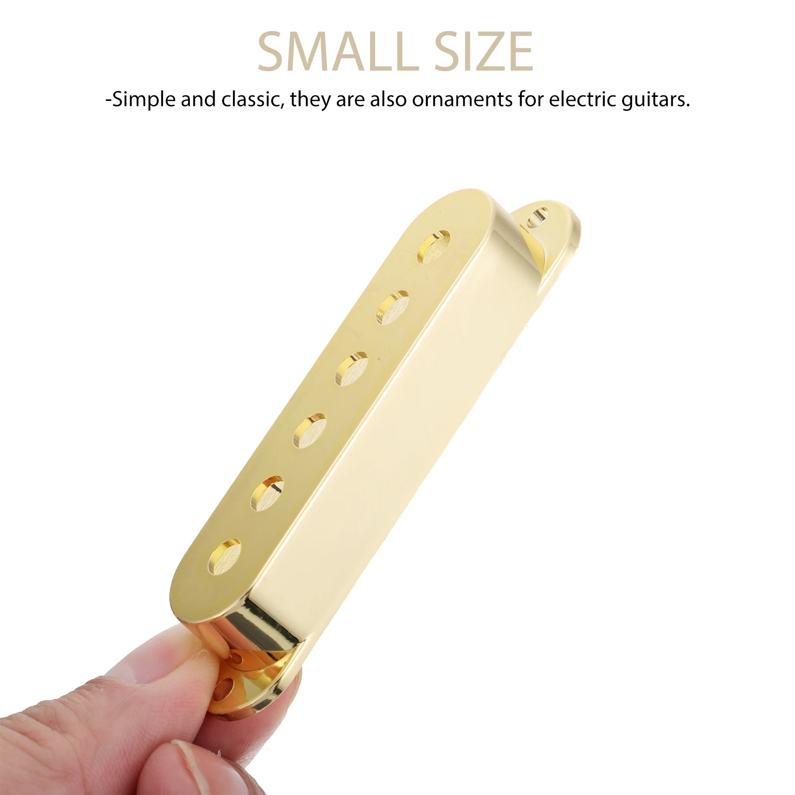 

7pcs Golden Pickup Covers Set Electric Guitar Humbucker Covers Durable Plastic Pickup Parts Rustproof Stainproof For Guitar