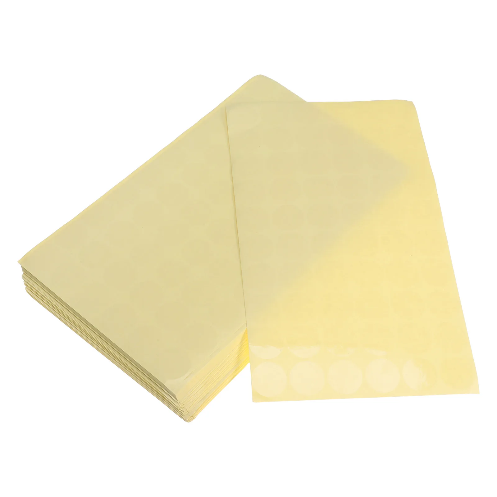 

84 Sheets Transparent Round Sealing Sticker Clear Package Seals Stickers Circle
