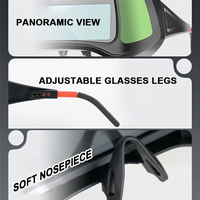 YWDZ-Automatic Dimming Welding Goggles Large View Auto Darkening Protective Glasses For Arc Welding Grinding Cutting
