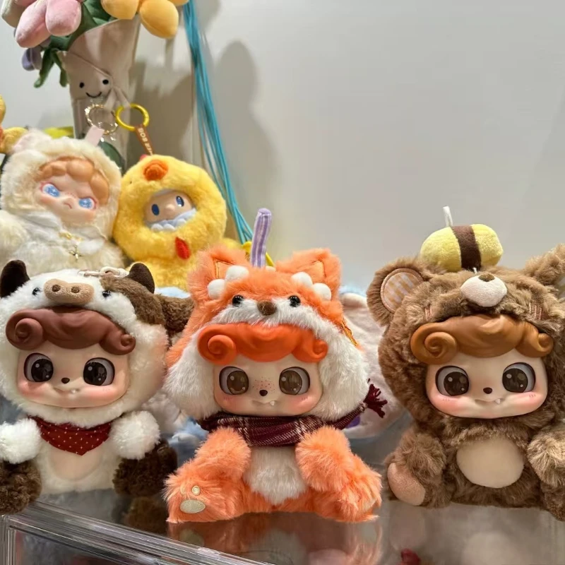 Véritable Q trésor animaux maternelle boîte aveugle table ornement poupées poupée modèle boîte Surprise périphériques vacances cadeau jouet