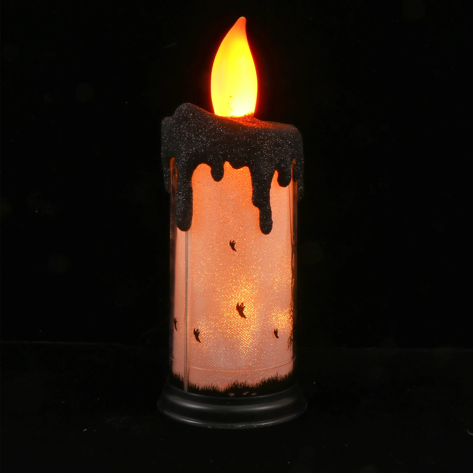 

1pc Led Halloween Decorative Durable Electric Lamp Creative Night Party Tear Light Stylish Flameless Lamp Simple