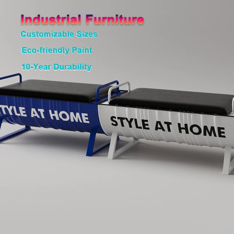 

Industrial multifunctional sofa must-have household cloakroom storage seat