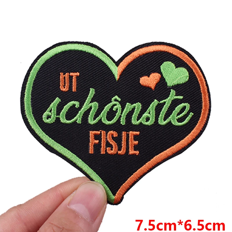 Nederland Kruikenstad embleem borduurpatch Nederland carnaval geborduurde patches voor kleding opstrijkbare patches voor kleding