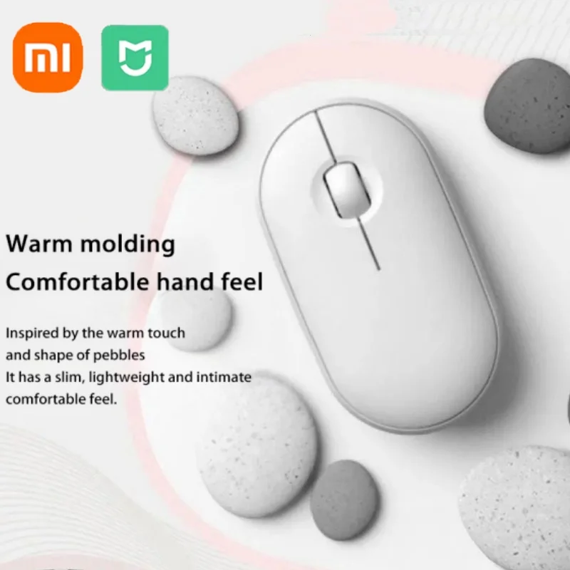 

Беспроводная мышь Xiaomi, перезаряжаемая, бесшумная, Bluetooth-мышь, ПК, портативный компьютер, приемник 2,4 ГГц, Bluetooth, двухрежимная оптическая мышь