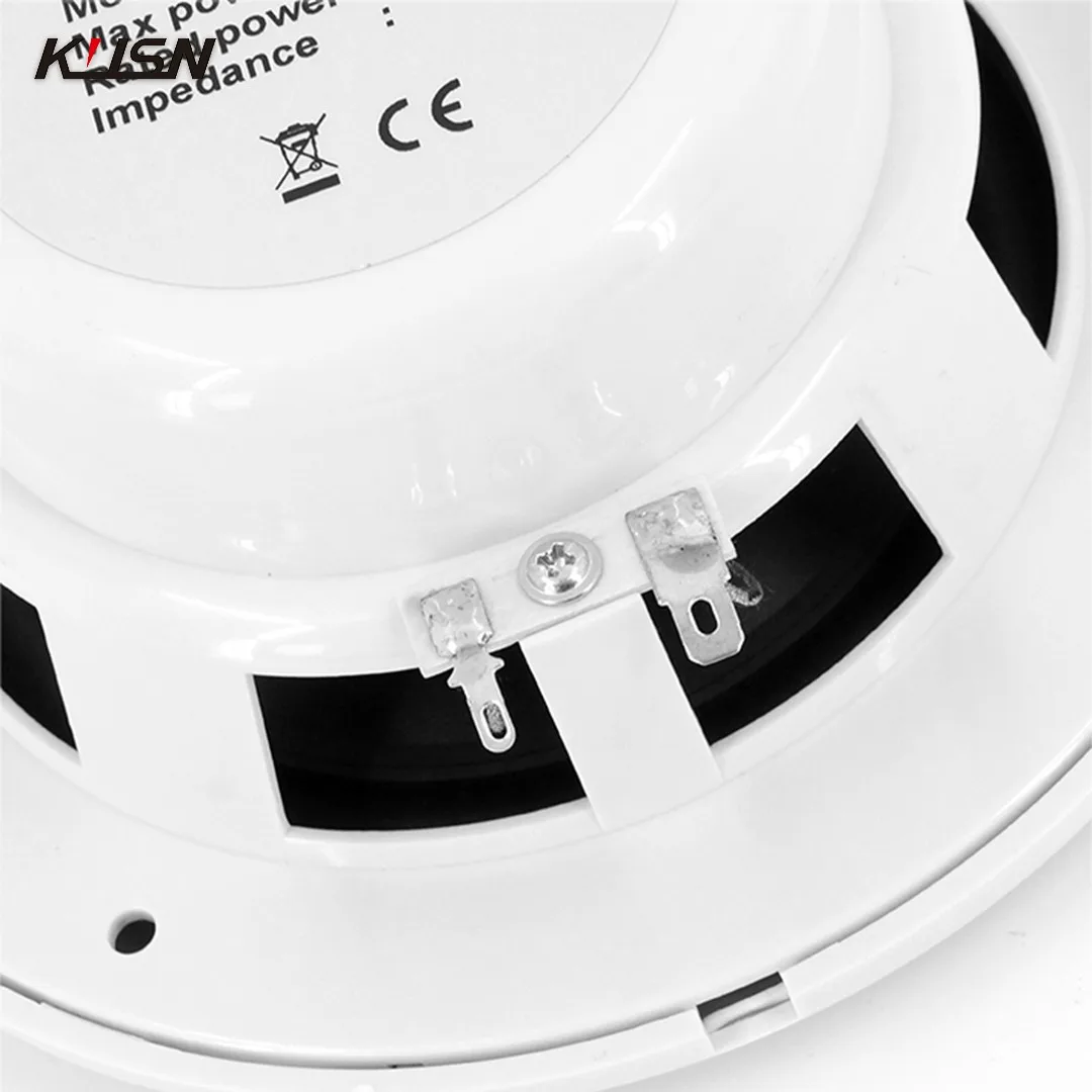 4 Inch 20W 8 Ohm Coaxial Ceiling Mounted Speakers Active in Ceiling Mini Ceiling Powered Speaker Pa System Home Waterproof