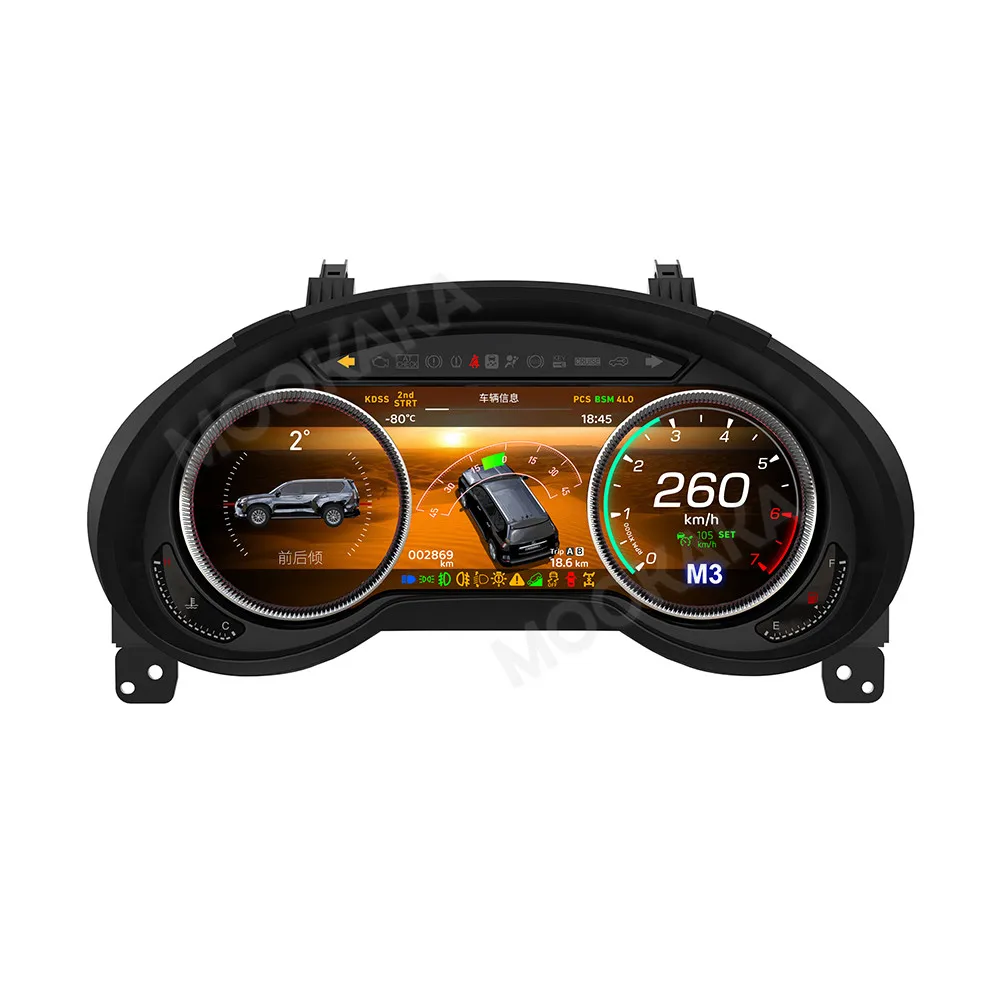 Car Meter Screen Digital Cluster For Lexus GX400 GX460 2010-2021 Dashboard LCD Instrument Speedometer Virtual Cockpit Head Unit