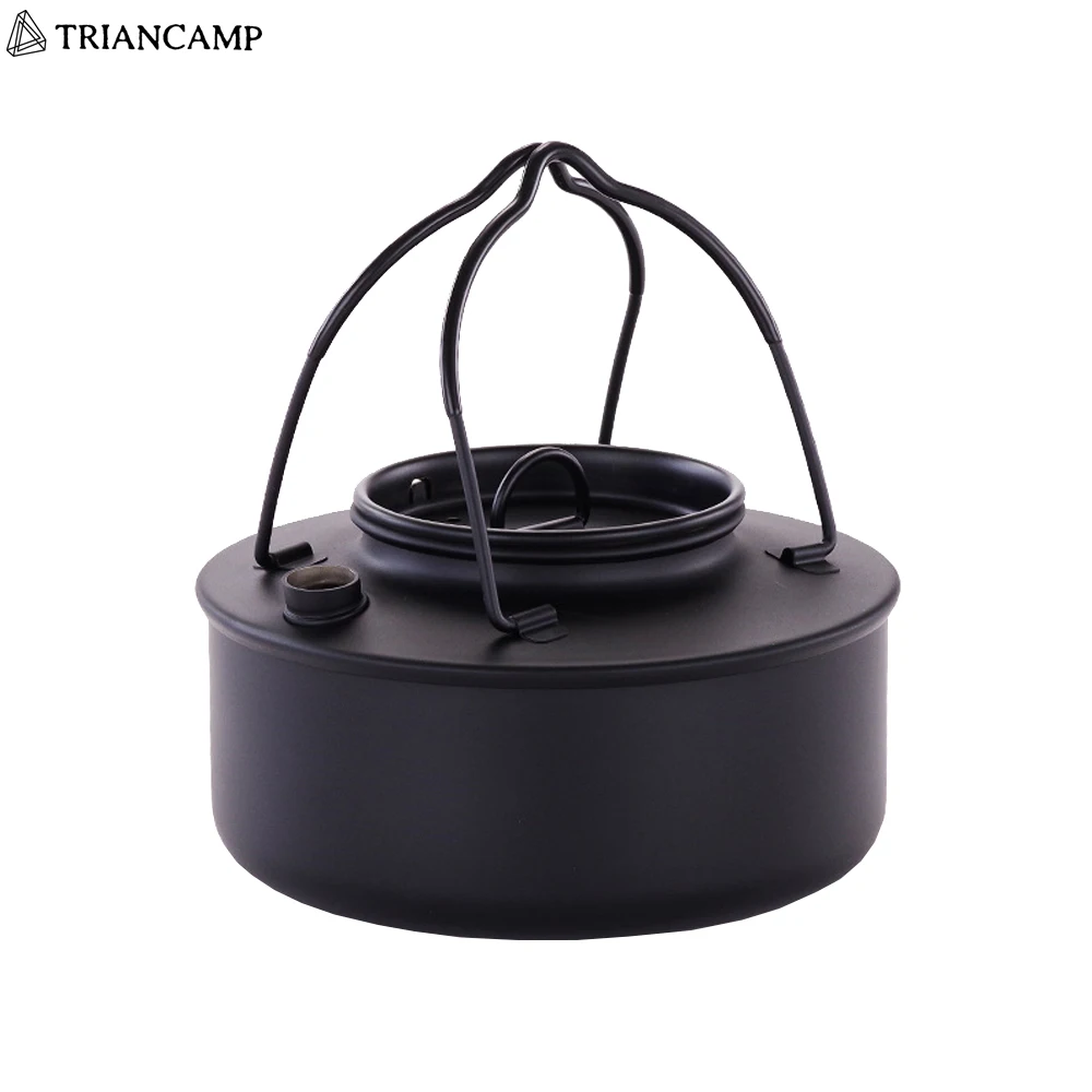 304 Stainless steel camping Kettle 0.9L portable outdoor BBQ Traveling Water Kettle picnic boiling water Teapot Coffee Pot