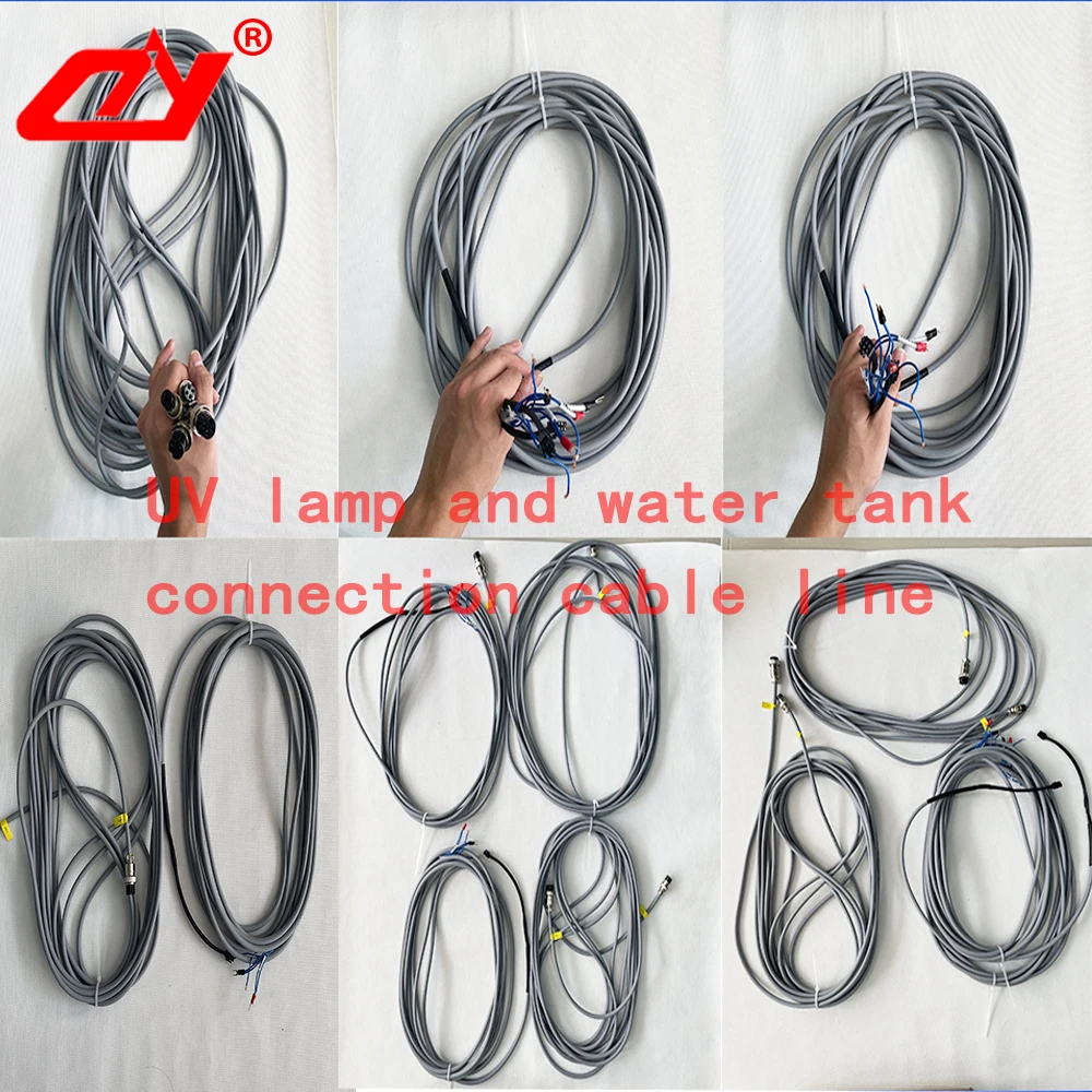 UV flat panel printer curing lamp line UVLED water tank cable high flexible drag cable wire belt connector