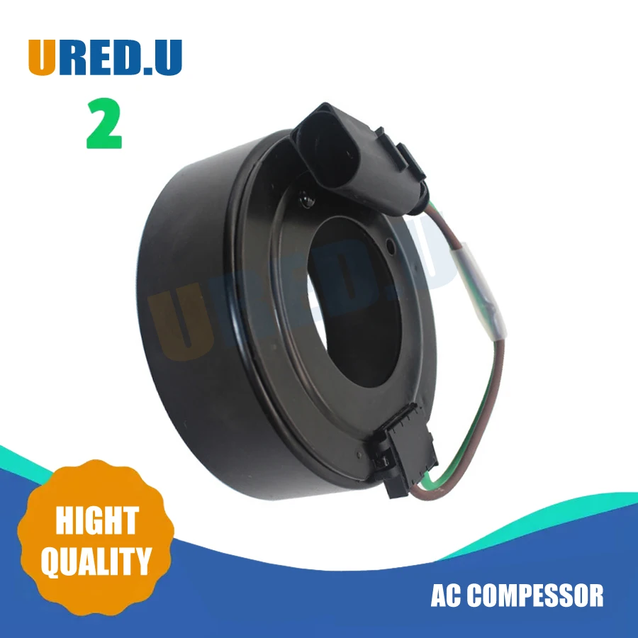 AC A/C Air Conditioning Compressor 6RF820803B 6RD820803D Clutch Coil for VW POLO SKODA RAPID Audi Seat 6RF820803A 6RD820803