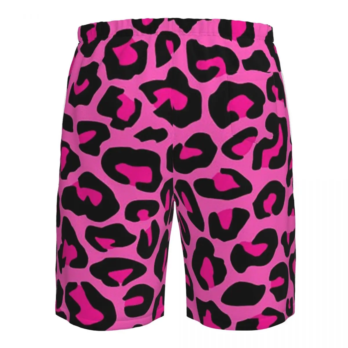 ليوبارد الفهد سلس نمط الحيوان الجلد طباعة البقع جذوع الشاطئ مجلس السراويل عادية سريعة الجافة السباحة الصيف الرجال السراويل
