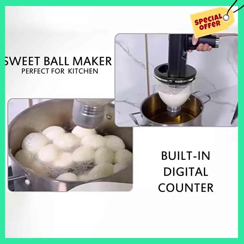 -A14E Kitchen Meatball Machine, Small Household Sweet Ball Maker For Glutinous Rice EU Plug