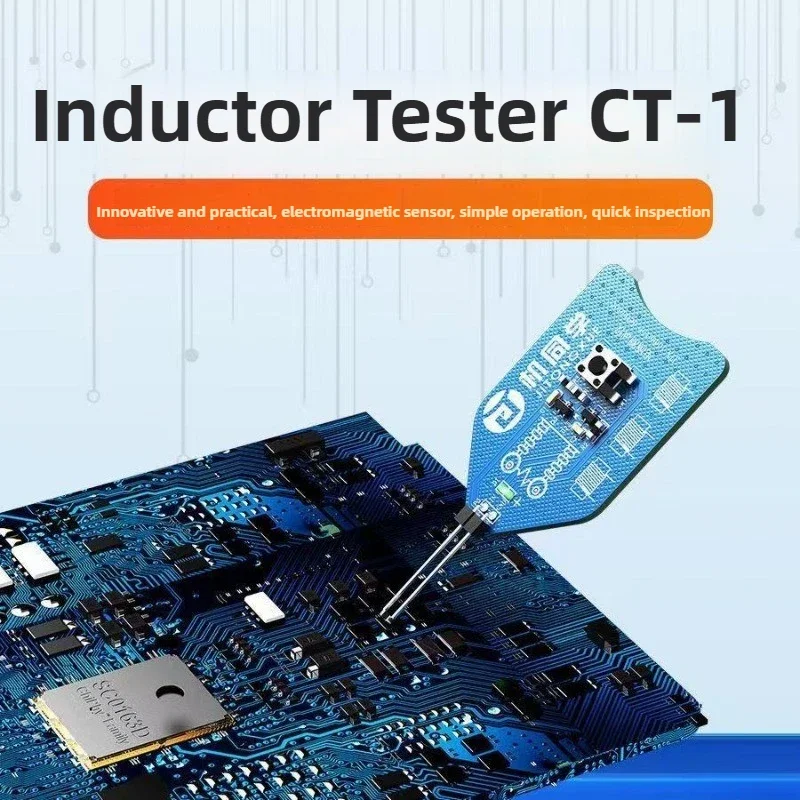 

Тестер катушек CT-1 Тестер катушек материнской платы Инструмент детектора индуктора для ремонта ПК Электромагнитная индукция Быстрая проверка неисправностей