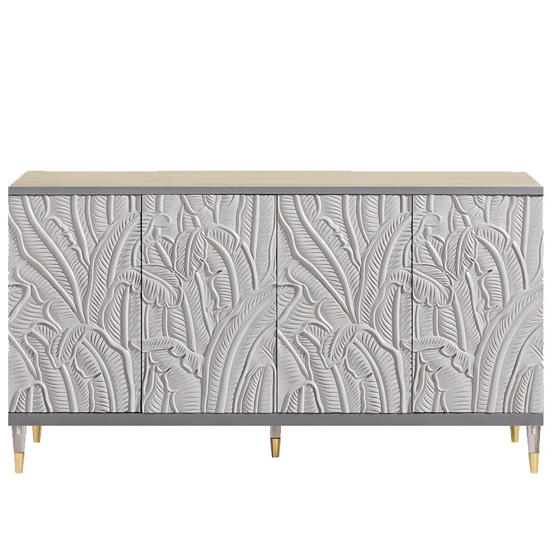 

dining side modern simple carved locker storage porch light luxury post