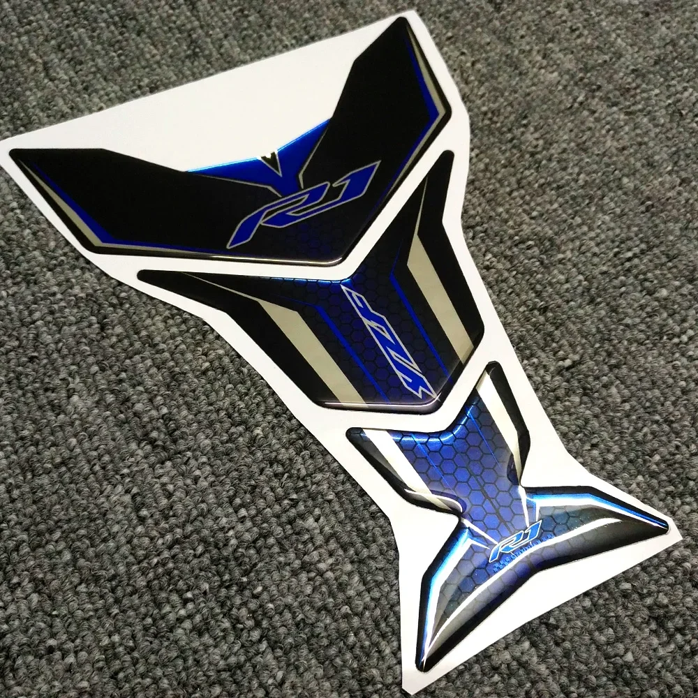 

For YAMAHA YZF-R1 YZFR1 YZF R1 Tank Pad Fuel Oil Kit Knee Protector Fairing Fender Stickers Decals 2015 2016 2017 2018 2019 2020