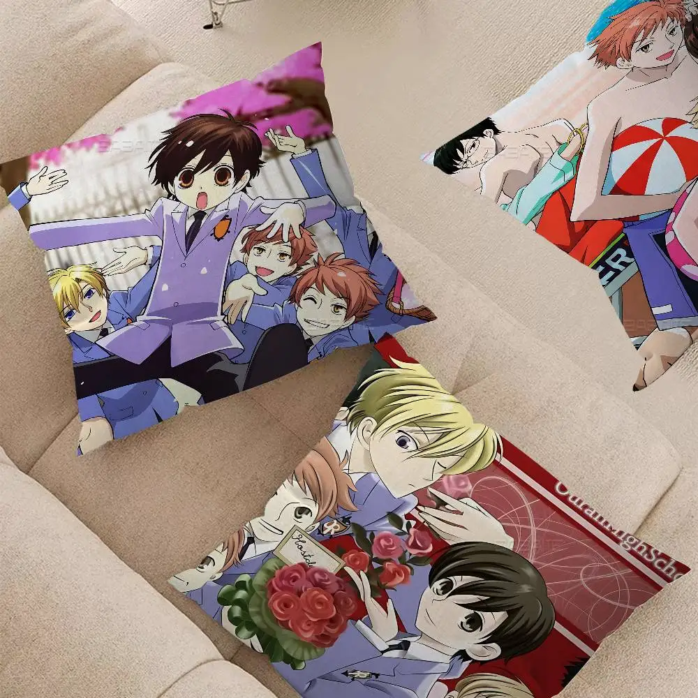 Anime Ouran High School Host Club Pillow Gifts Home Office Furnishings Bedroom Sofa Car Cushion Cover case 45x45cm