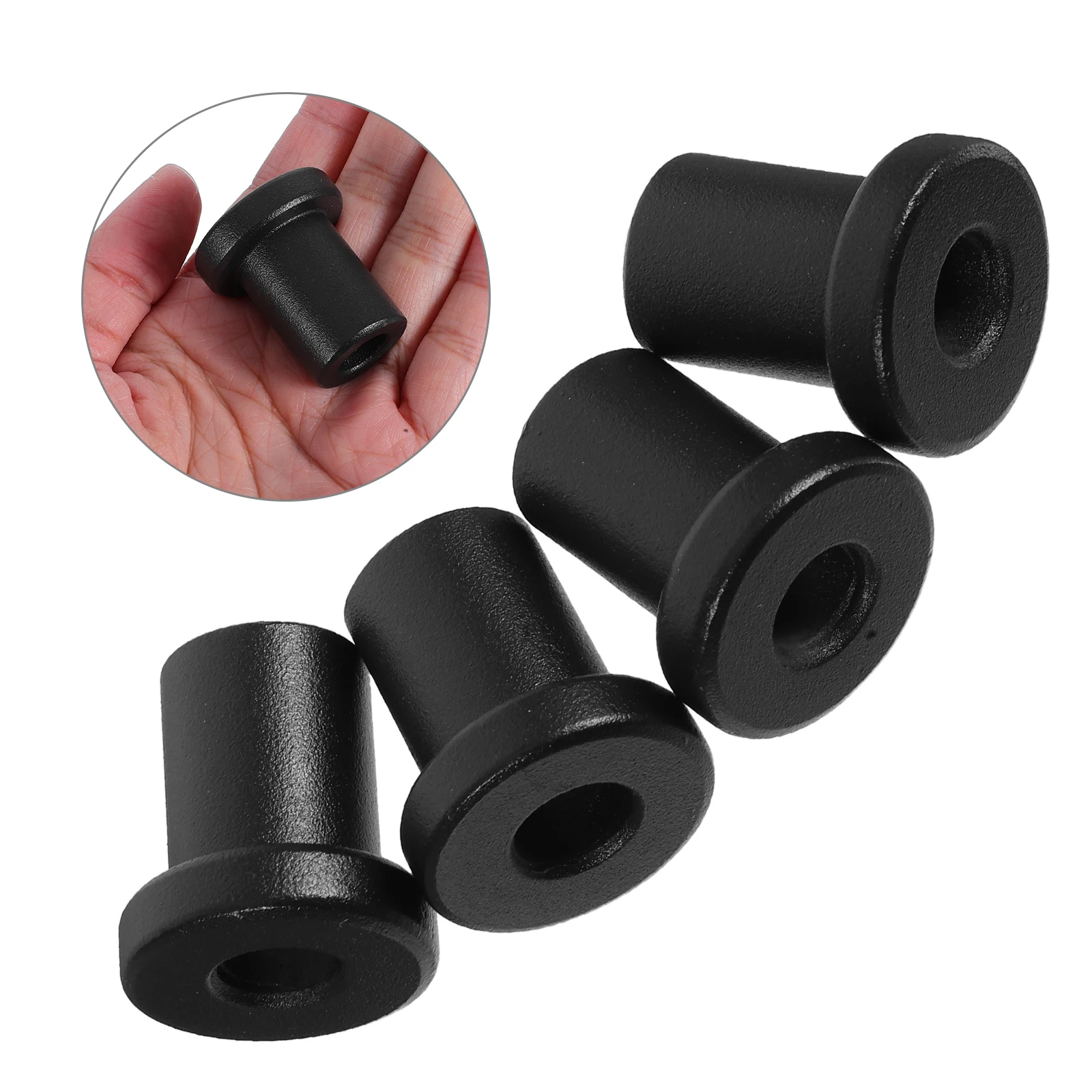 

Barn Door Tube Clip Clamp Pipe Connector Hardware Replacement Track Spacers Sliding Flat Carbon Steel Durable Construction Easy