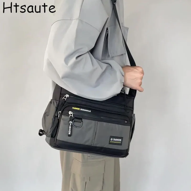 

Large Capacity Briefcase Handbag Men Business Bags 9 inch Laptop Tote Shoulder Bags Nylon Handbags Notebook Bag Messenger Bags