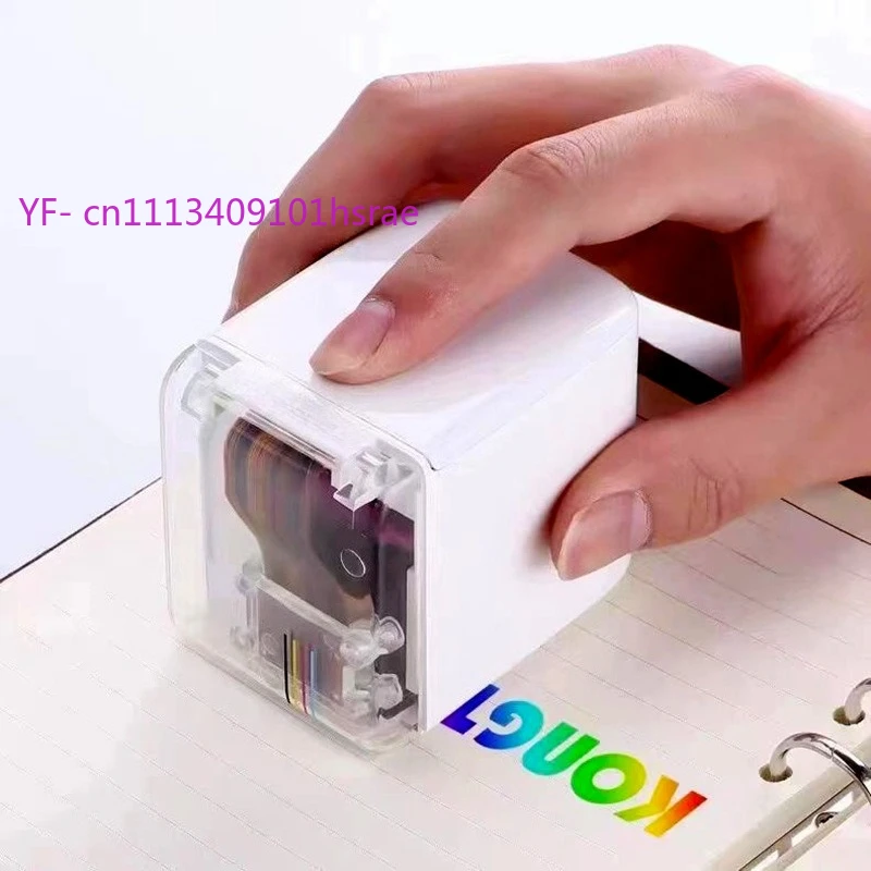 Mini Handheld Color Inkjet Printer 2.4G WiFi Wireless Connection Portable Mobile Printer for Card Logo Date Label DIY Craft Gift