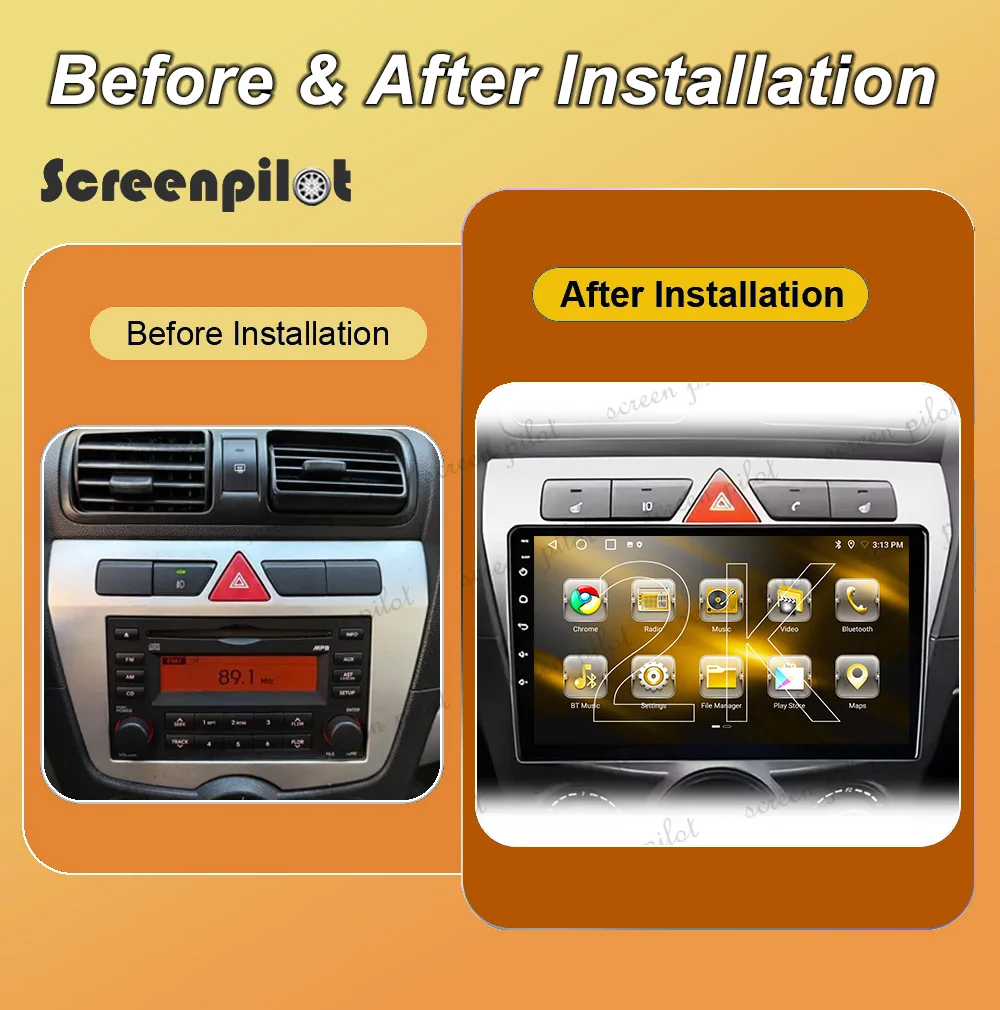 Android 16 Car Radio Stereo For Kia Morning Picanto 2007 2008 2009 2010 2K QLED Multimidia Player GPS Carplay Android Auto8Core