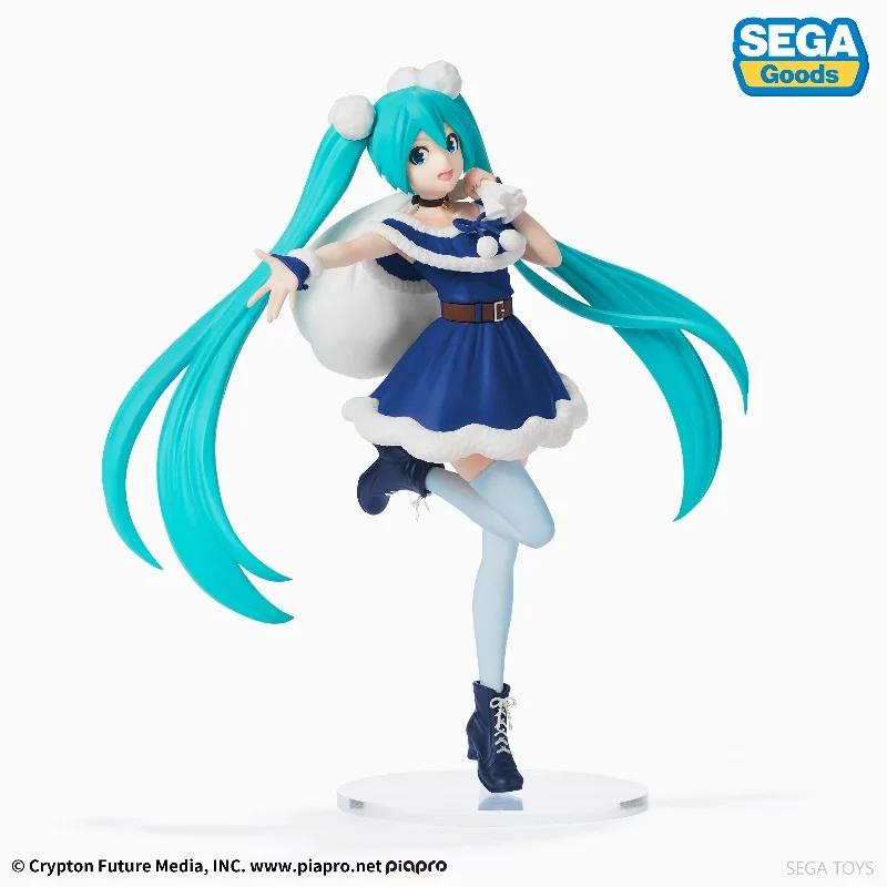 sega-スーパースーパーニカル初音ミク-ブルークリスマスフィギュア-景観モデル-オーナメント