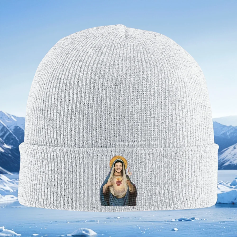 Uomo sorridente, cuore tenero Uomo Donna Cappello lavorato a maglia unisex Berretto Pullover Berretto invernale termico caldo Natale Ciclismo all'aperto Escursionismo Sci