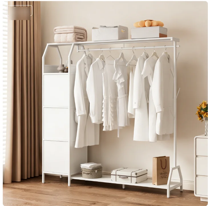 

Clothing StoreCoat Rack Floor-to-ceiling Bedroom Hanger Home Nordic Creative Design Internet Celebrity Clothes Storage Rack Mult