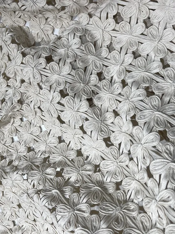 

Ткань в богемном стиле с вышивкой из хлопковой веревки, мягкая, ажурная, для одежды, рукоделия, домашнего декора, материал для губчатых подушек