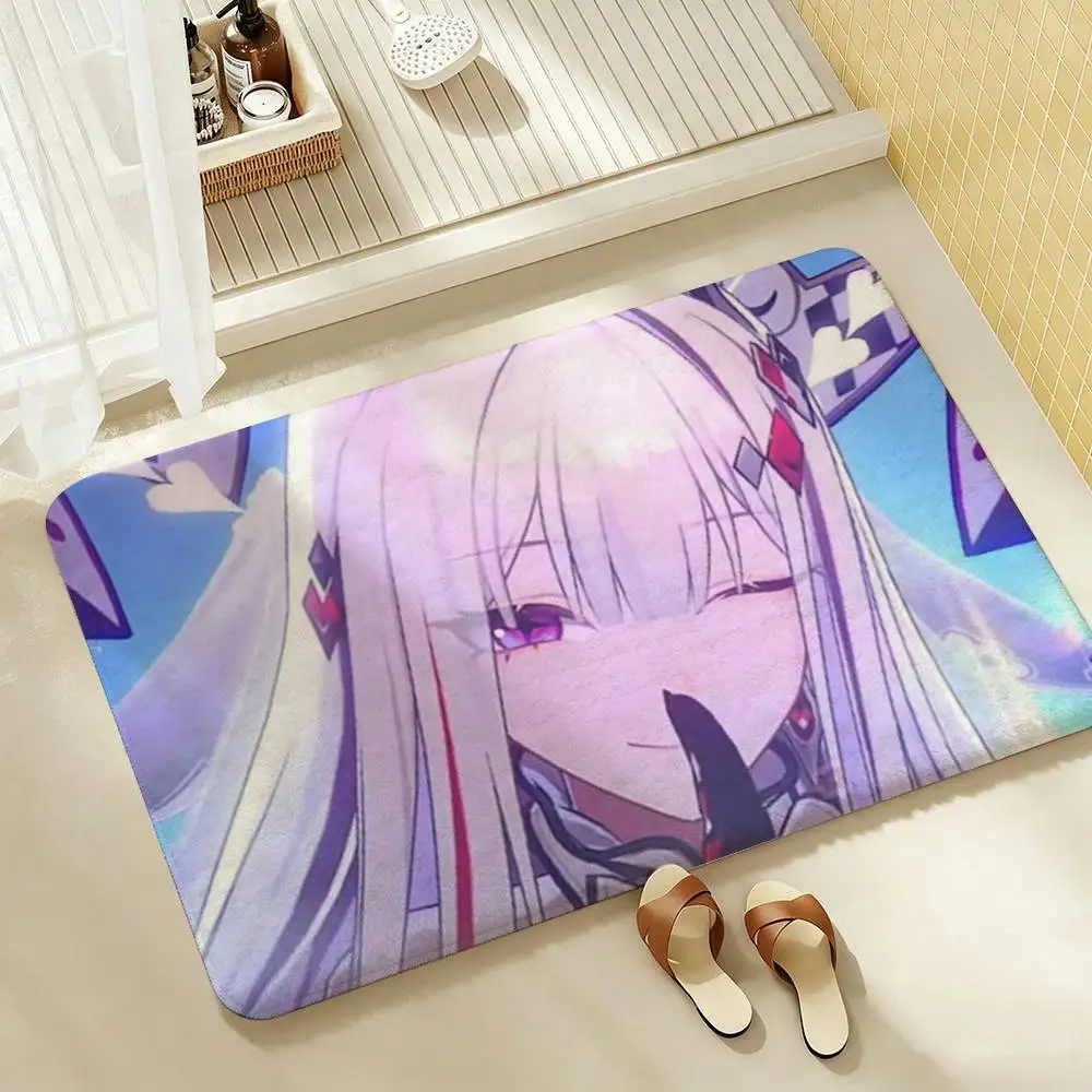 Honkai Star Rail Nihilux Stella  Shower Room Absorbent Small Floor Mat Soft Comfortable Decorative Foot Mat