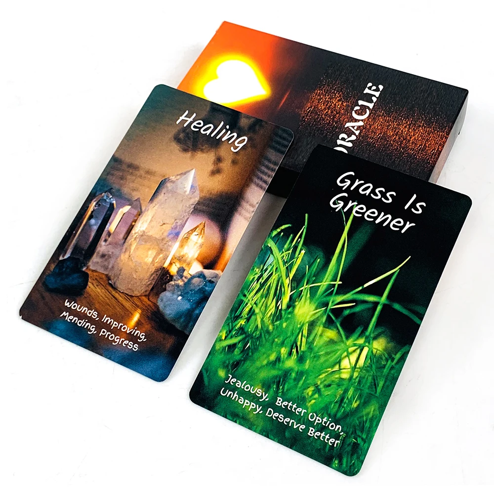 

Oracle Cards 54 Exquisite Cards English Version Divination Oracle Deck Board Game For You and Your Lover，Anniversary Gifts