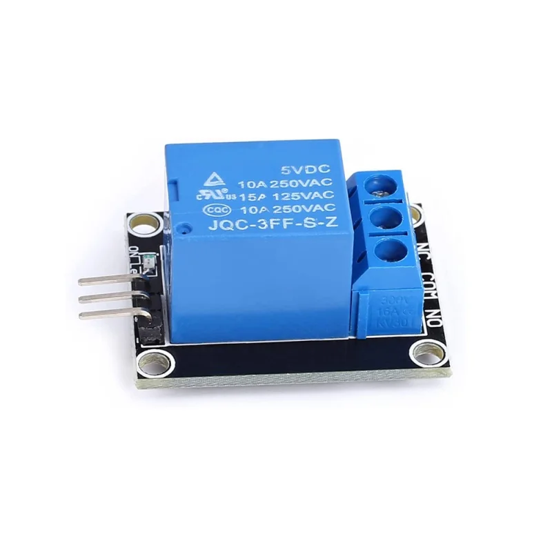 Panel Relay untuk PIC AVR DSP ARM, 1 Channel, 5V, 10 Pcs, KY-019, UNTUK Arduino Relay