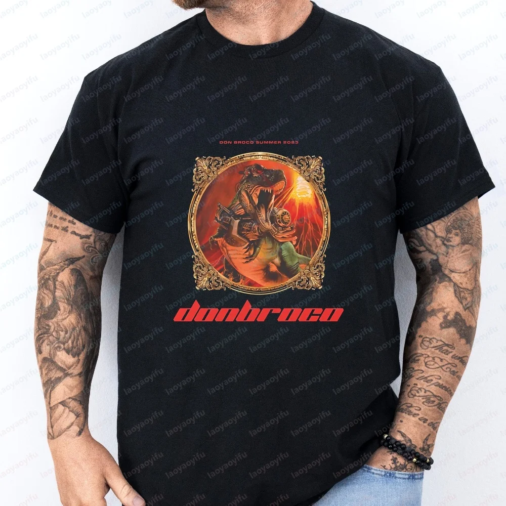 Retro Don Broco Summer Trend Y2K Harajuku Short-Sleeved Men's Women's Round-neck Shirt Comfortable T-Shirt
