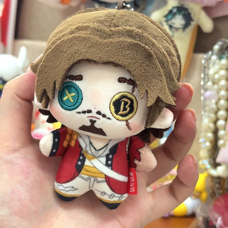 10cm Identity V Prospector Norton Campbell Cotton Doll Plush Toy Keychain Cute Chibi Stuffed Figure for Fans Collection Gift