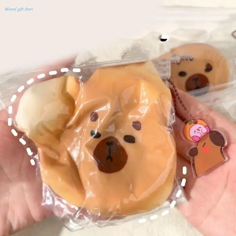 Cartoon Capybara Slow Risings Fidgets Toy Stress Relief Toy Birthday Classroom Prize Toy for Kids