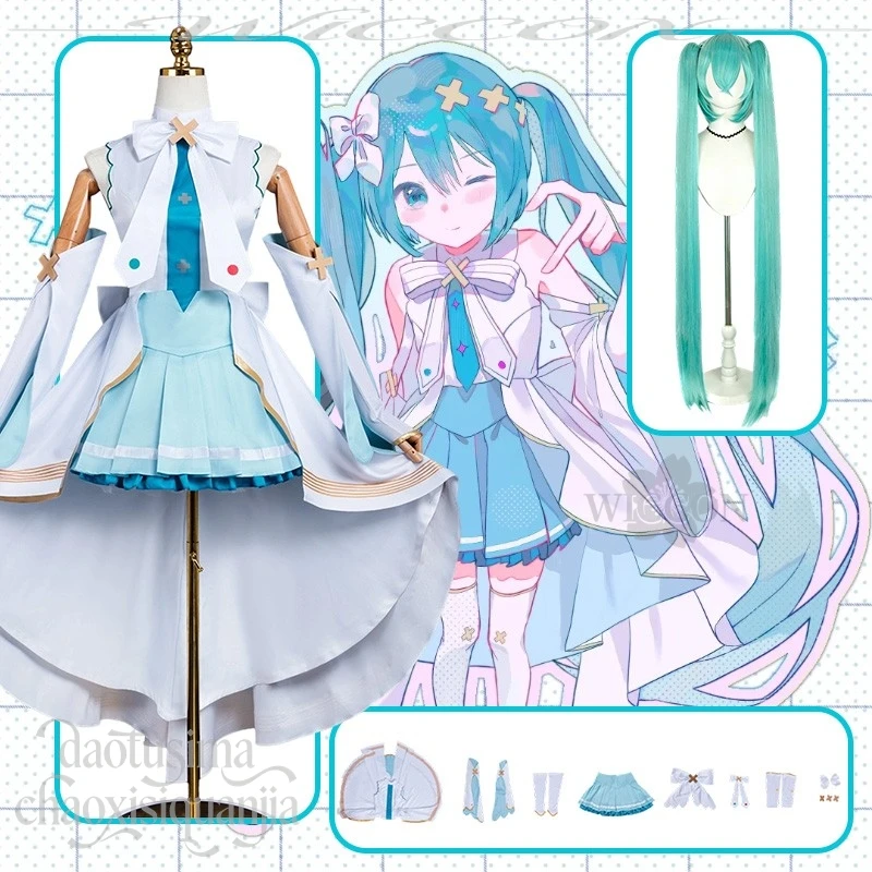 project-sekai-anime-game-mikuuu-cosplay-uniforme-d'idole-blanc-kawaii-jk-robe-bleue-kowareta-sekai-to-utaenai-halloween-코스프레