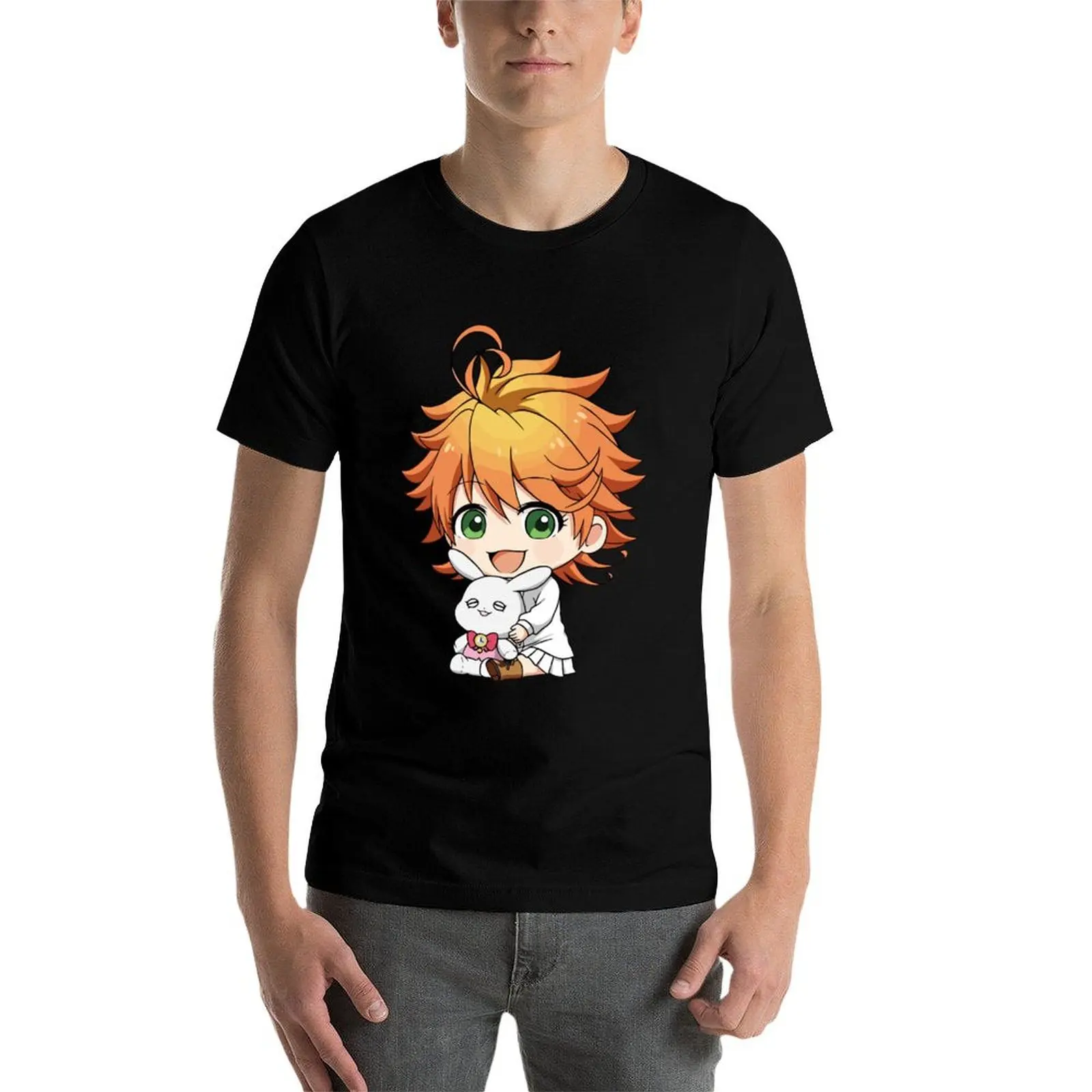 قميص قطني رجل رجل عالي The Neverland-قميص تي شيرت جرافيك تي شيرت للرجل عادية تي شيرت عالي الجودة واعد إيما