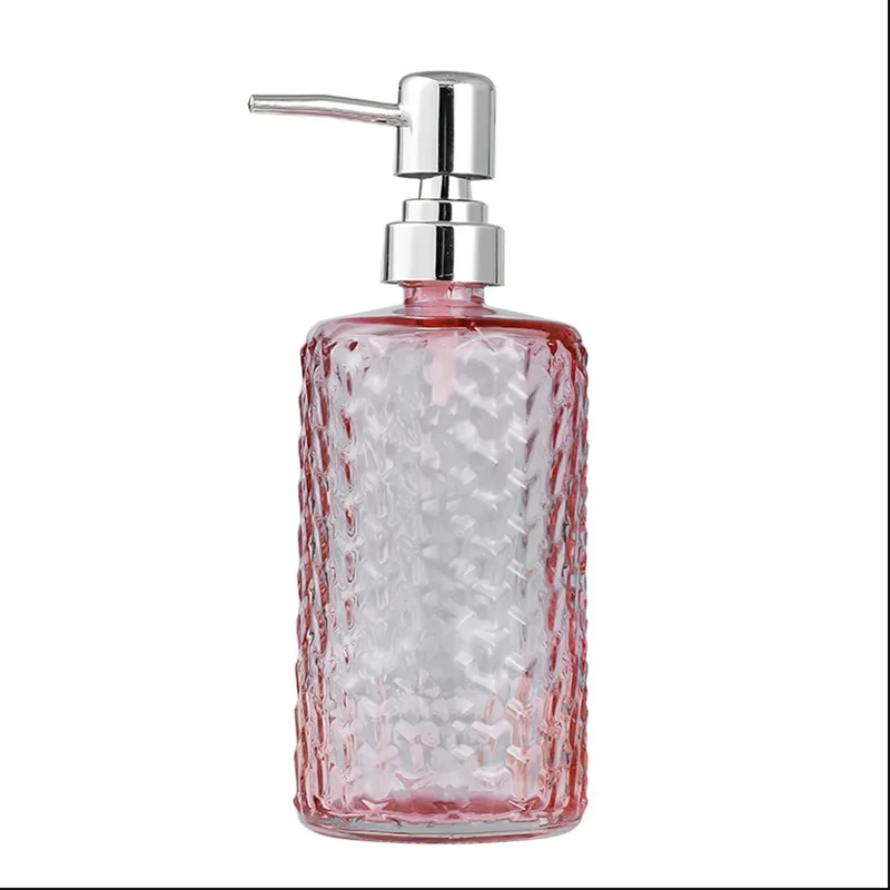 2pcs/pack 500ml Glass Lotion Bottle Hand Sanitizer Bottle Shampoo Bottle Shower Gel Bottle Bathroom Accessories Soap Dispenser