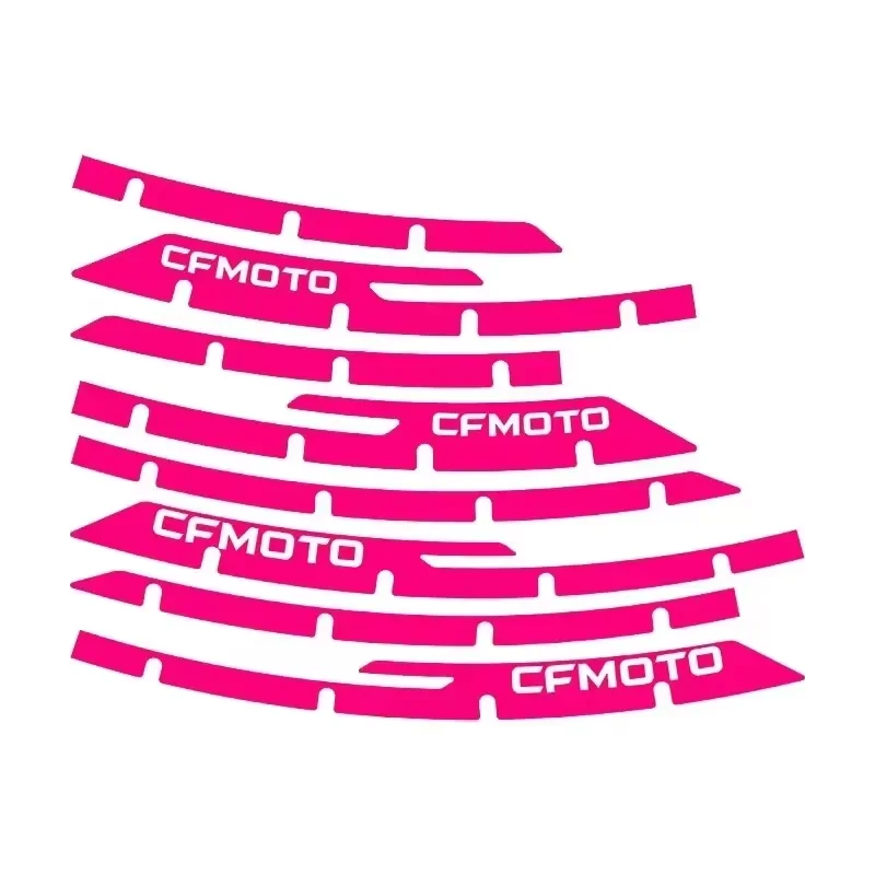 Para cfmoto 450mt 450 mt adesivo de roda de motocicleta decalque de aro fita listrada acessórios à prova d'água