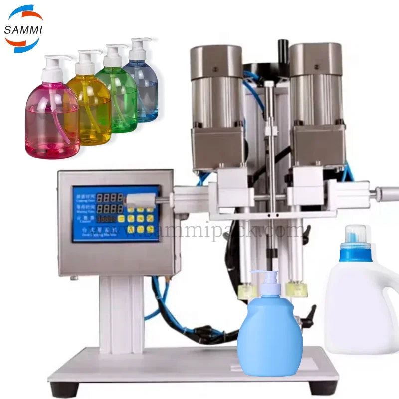 

Semi-Automatic Screw Lid Bottle Capper New Condition for 20mm to 50mm Diameter Food Packaging Machine