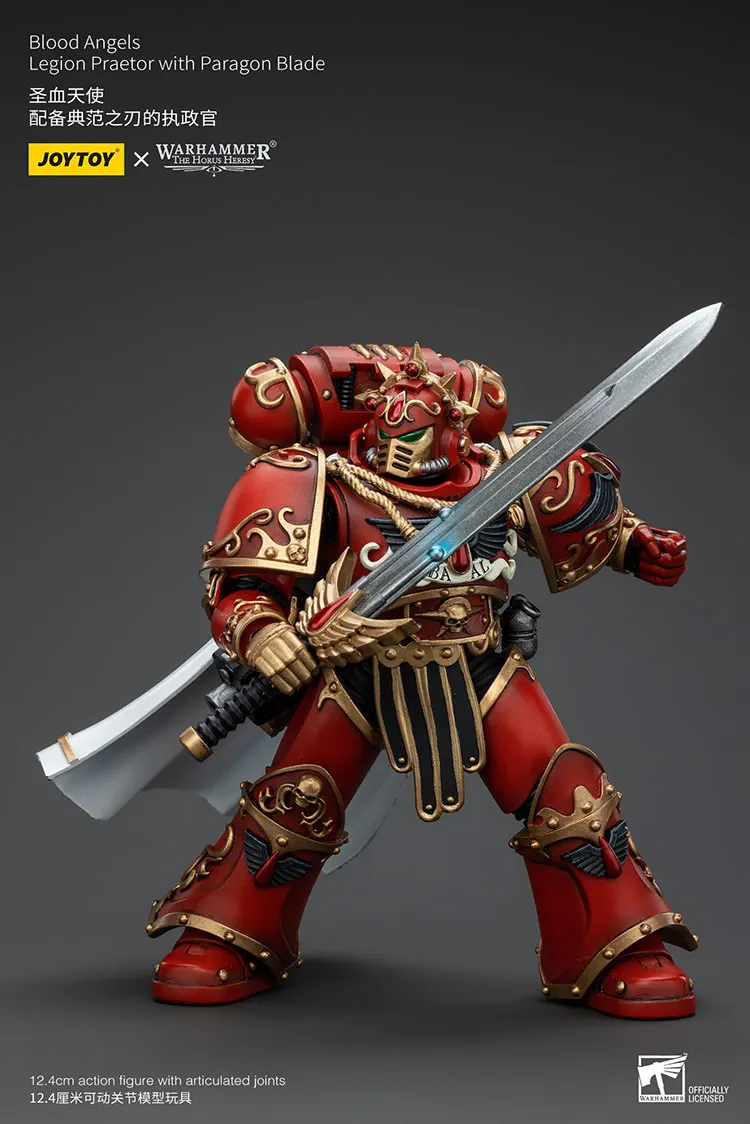 JOYTOY ウォーハンマー「ホルス異端」ブラッドエンジェルズ軍団プレトロアパラゴンブレードアクションフィギュア人形装飾ギフト収集