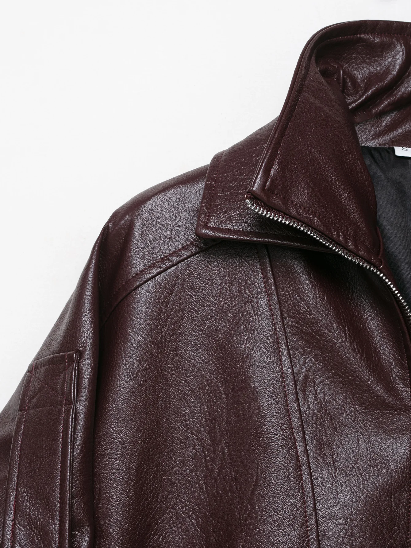 2025 inizio autunno nuova giacca con risvolto di nicchia dal design americano high street retrò giacca in pelle alla moda versatile e allentata