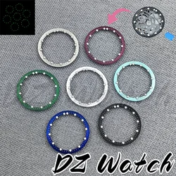 DZ 29mm*24.5mm Watch Dial Circle Plate for NH70 NH72 Skeleton Movement Hollow Dial RIng C3 Luminous Watch Accessories